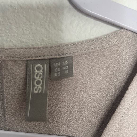 Asos midi pencil dress in peplum - Grey - Picture 8 of 8